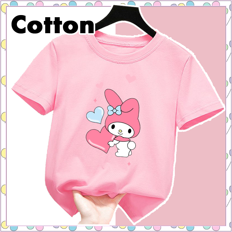 t shirt kids girls 12 Year Old Girl Shirt Cute Cartoon Printing t shirt budak perempuan